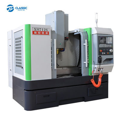 Профиль центра машины XH7126 CNC филировальной машины CNC регулятора Fanuc вертикальный алюминиевый
